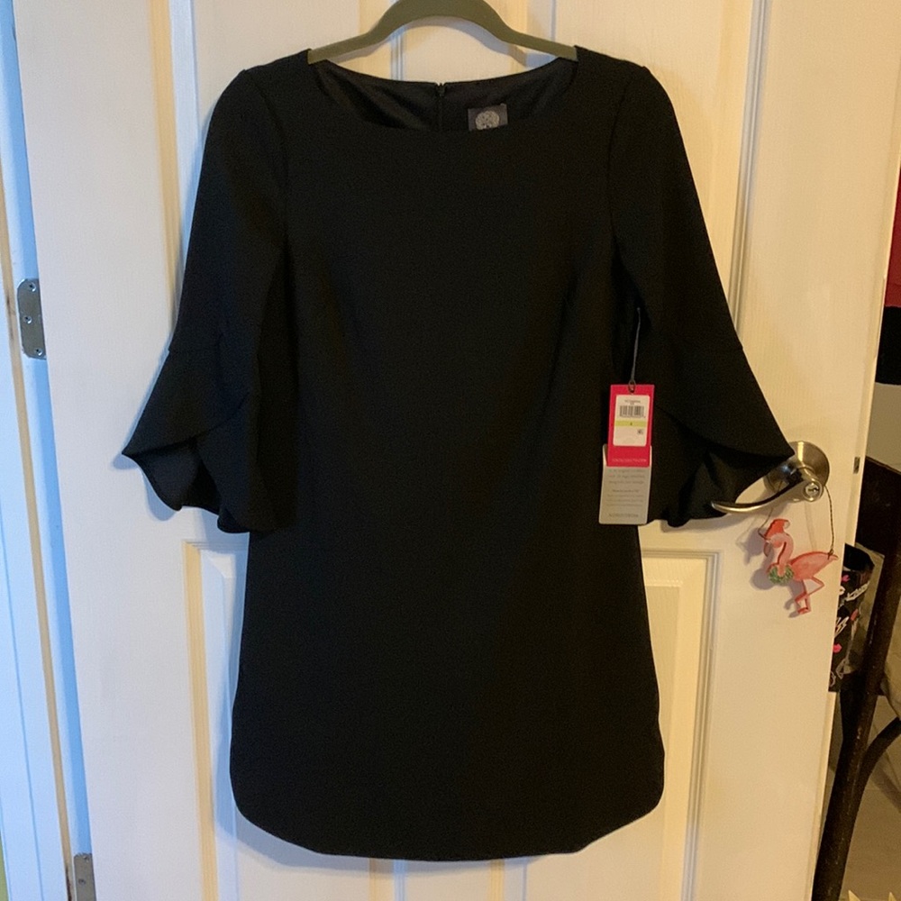 NWT Vince Camuto  Black Dress Sz 4